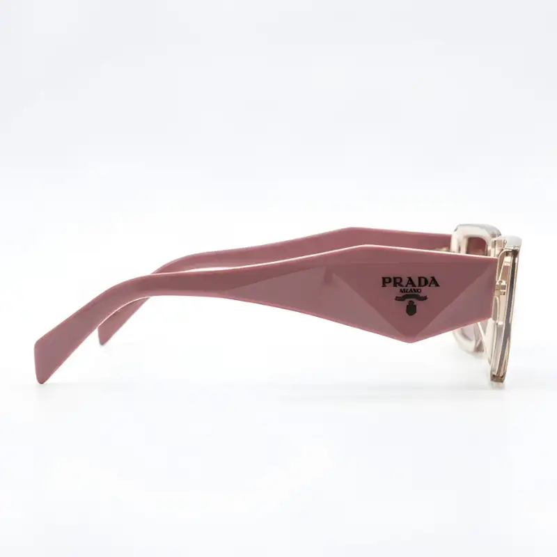 Women’s Rectangular Sunglasses Pink Gradient Lenses | Nigah - View 2