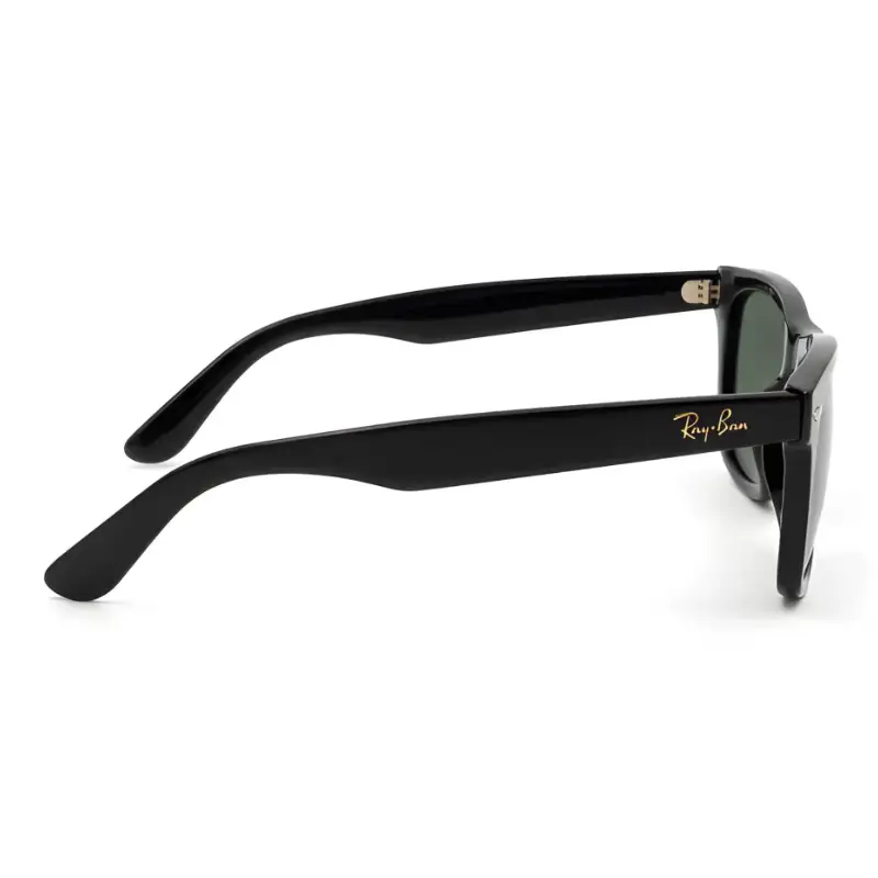 Unisex Black Sunglasses Green Tinted Lenses | Nigah - View 2
