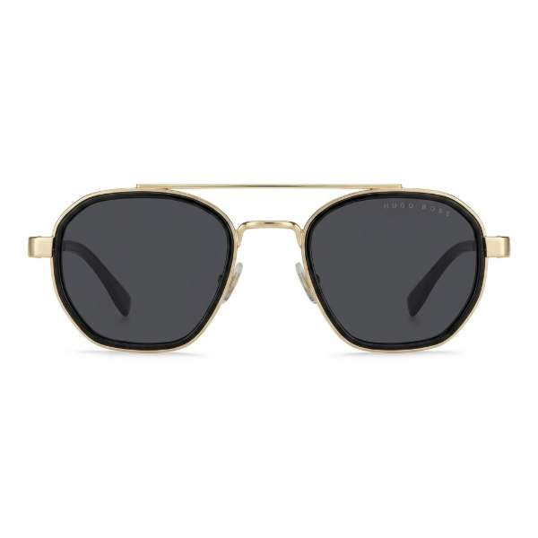 Hugo Boss Sunglasses for Men | Black & Gold Aviator