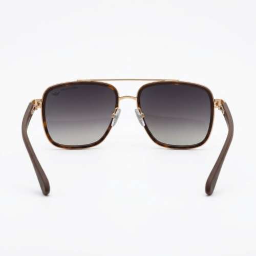 Kaleiheipai Tortoise Aviator Sunglasses | Brown & Gold - View 3