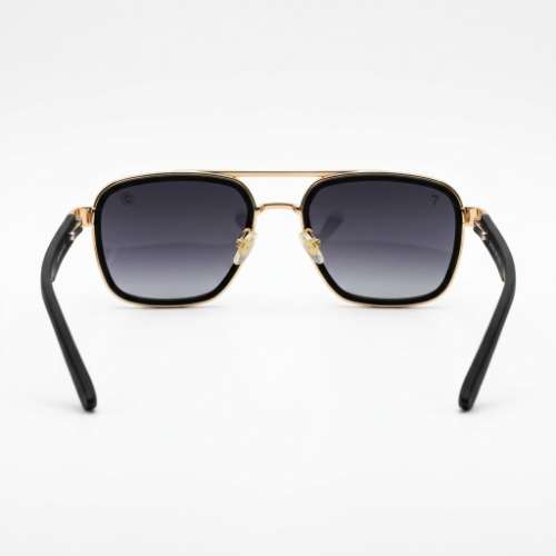 Men's Aviator Sunglasses Gold Frame | UV400 Protection - View 2