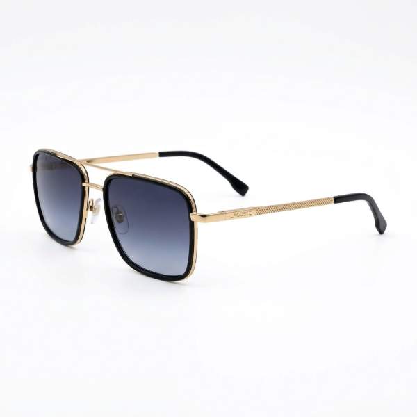 Lacoste Sunglasses for Men | Navy & Gold Aviator - View 4