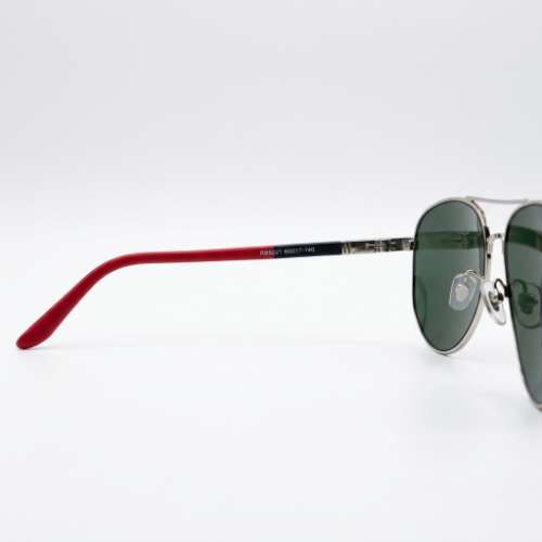 Ray-Ban Silver Aviator Sunglasses G-15 Lens - View 2