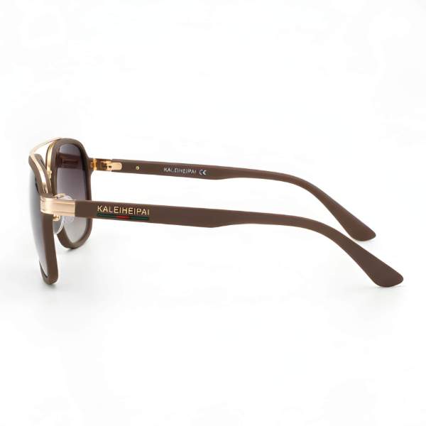 Classic Black Polarized Shield Sunglasses - View 2