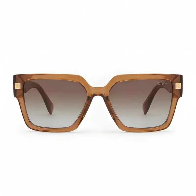 Women’s Square Sunglasses Blue Gradient Lenses | Nigah