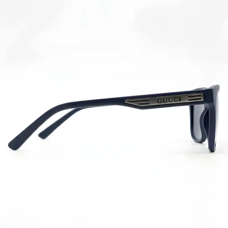 Men’s Navy Blue Sunglasses Dark Tinted Lenses | Nigah - View 2