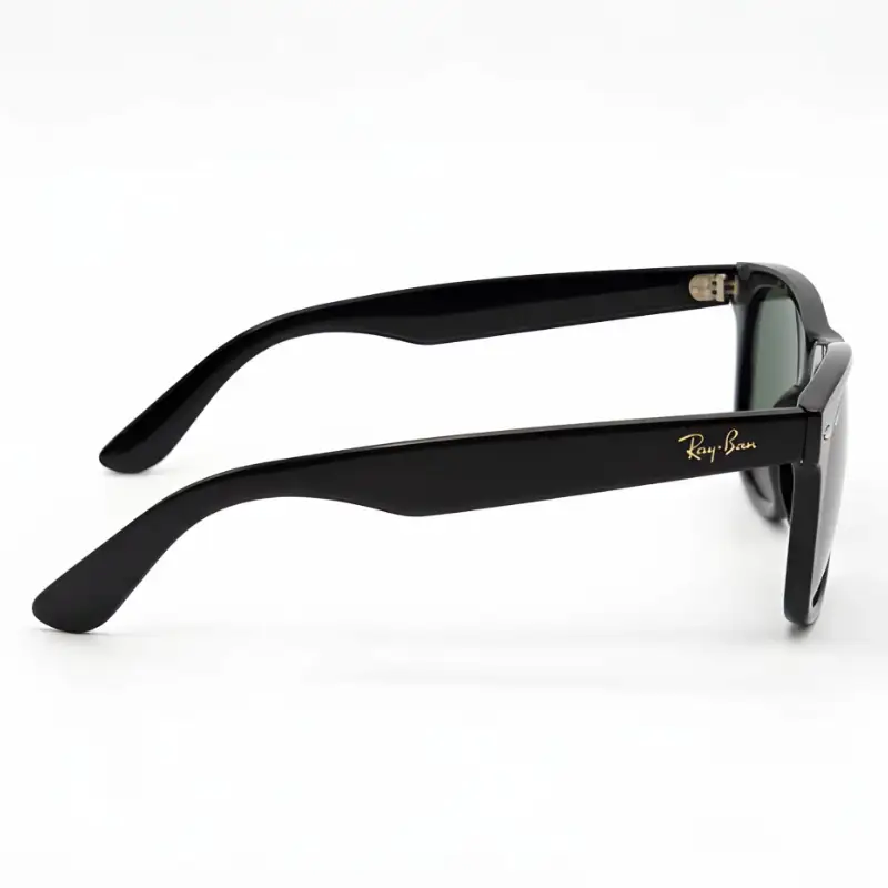 Unisex Black Sunglasses Blue Green Lenses | Nigah - View 2