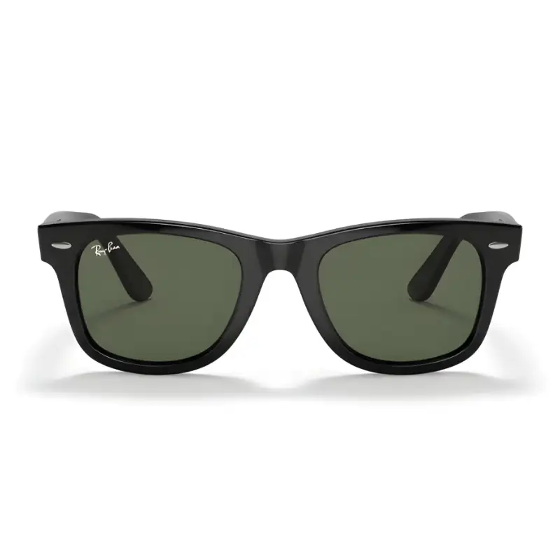 Unisex Black Sunglasses Green Tinted Lenses | Nigah