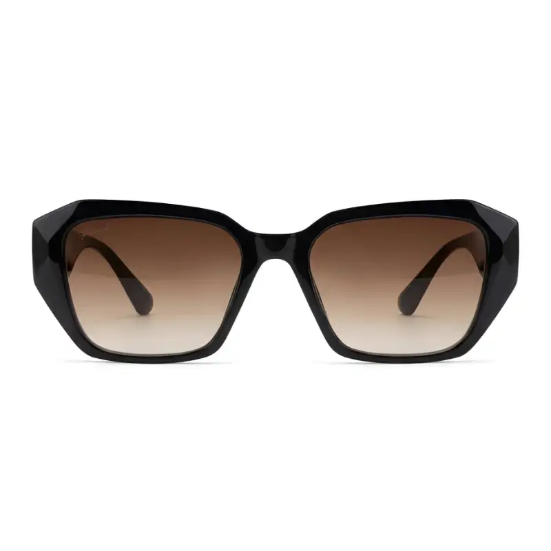 Women’s Black Sunglasses Brown Gradient Lenses | Nigah
