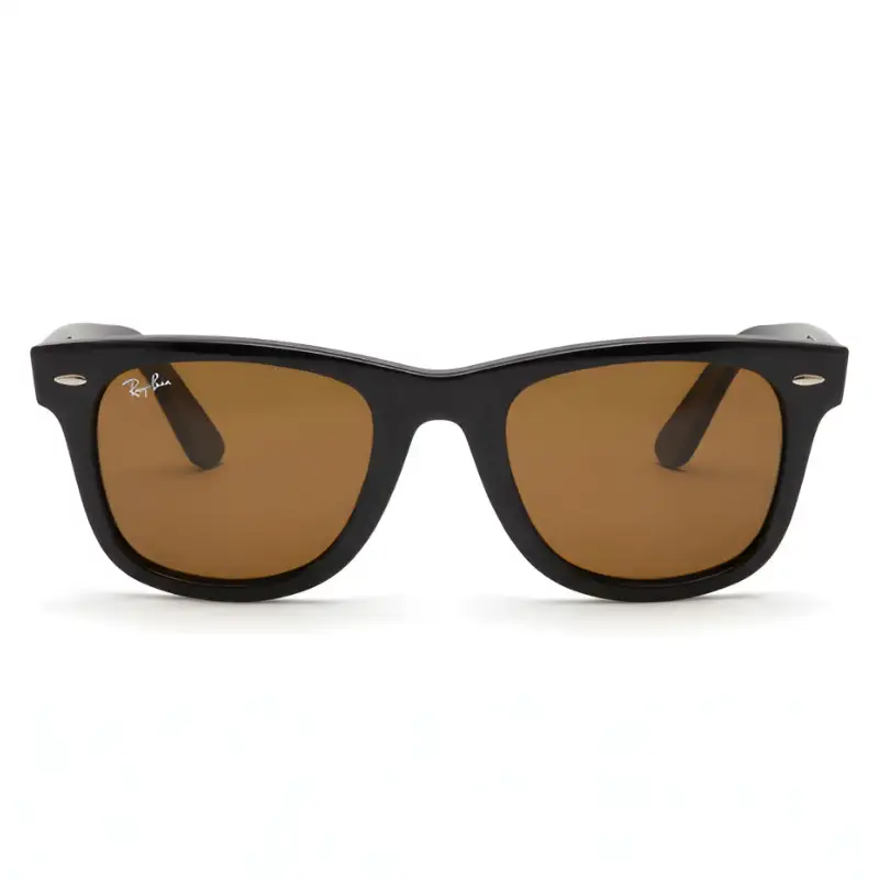 Unisex Black Sunglasses Brown Tinted Lenses | Nigah