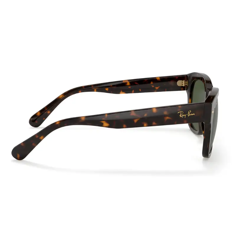 Unisex Black Sunglasses Green Lenses | Nigah - View 2
