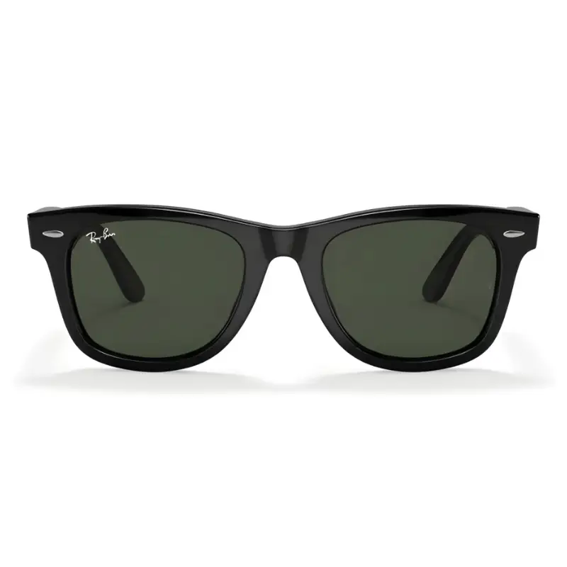 Unisex Black Sunglasses Green Tinted Lenses | Nigah