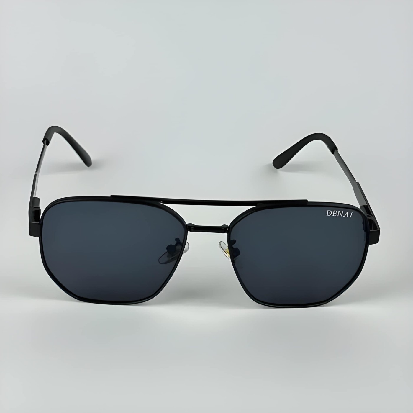 Classic Browline Sunglasses Tortoise Frame Gold Accents