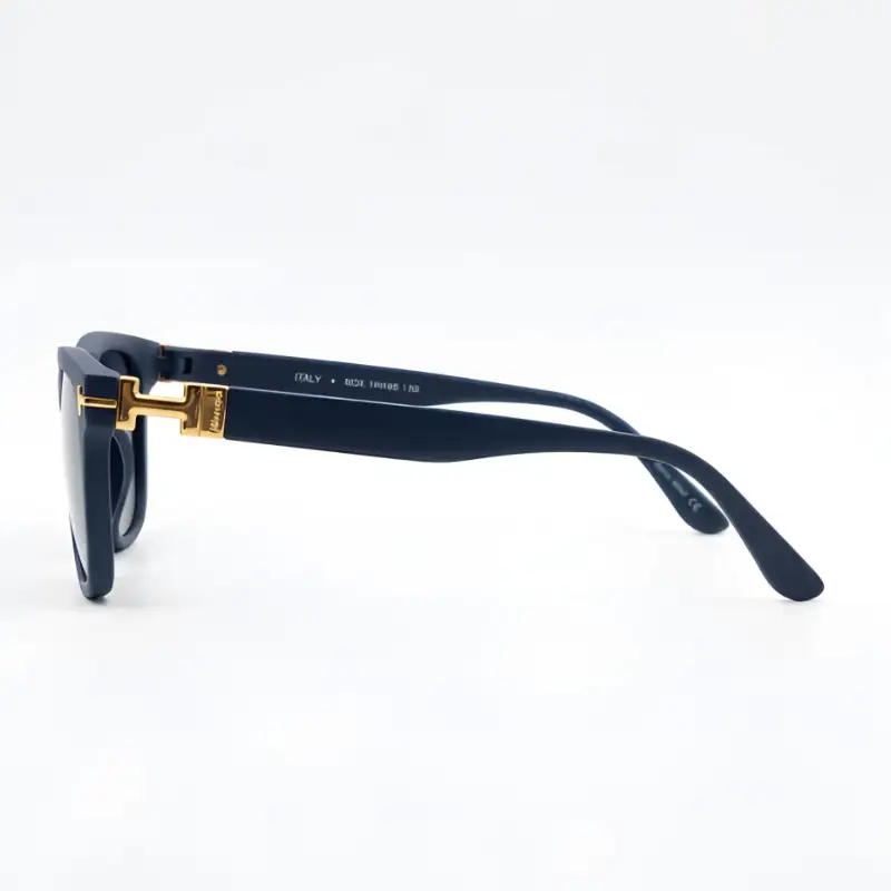 Men’s Navy Blue Sunglasses Dark Grey Lenses | Nigah - View 2